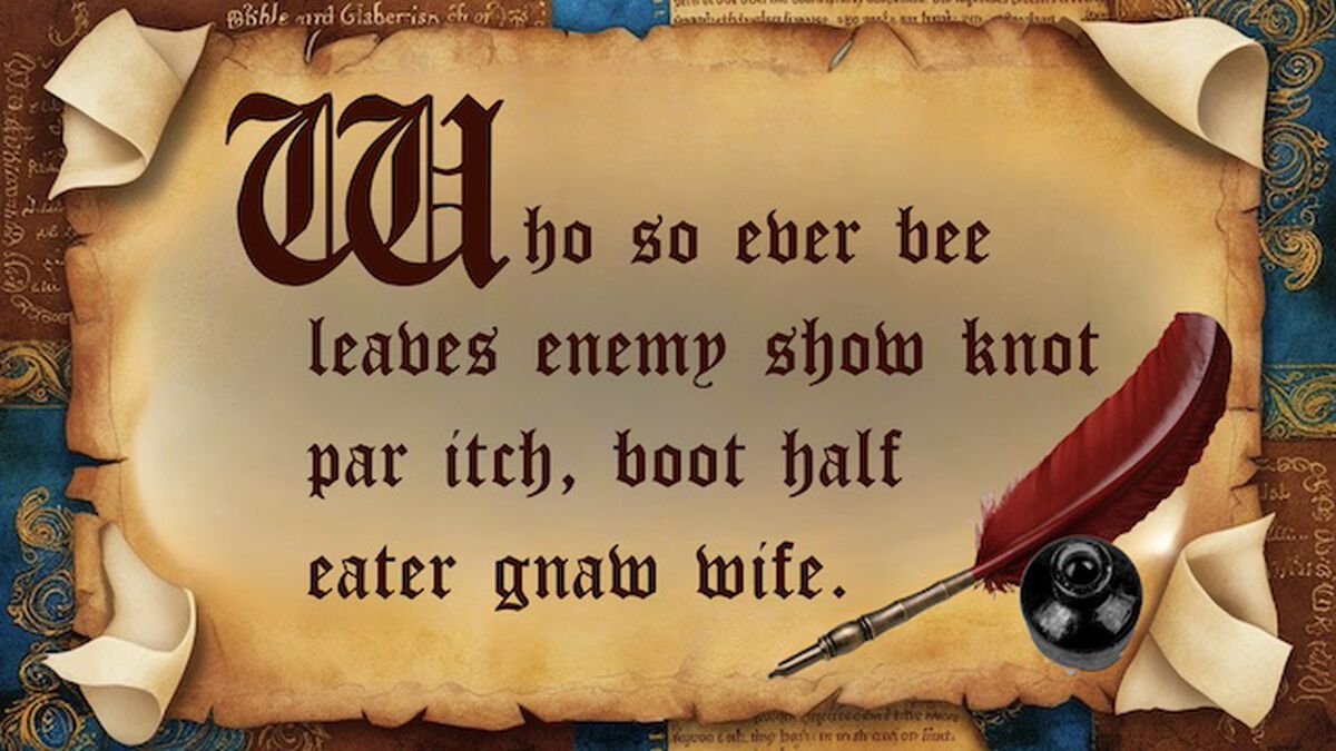 Bible Gibberish image number null